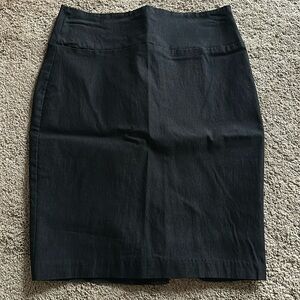 Black pencil skirt